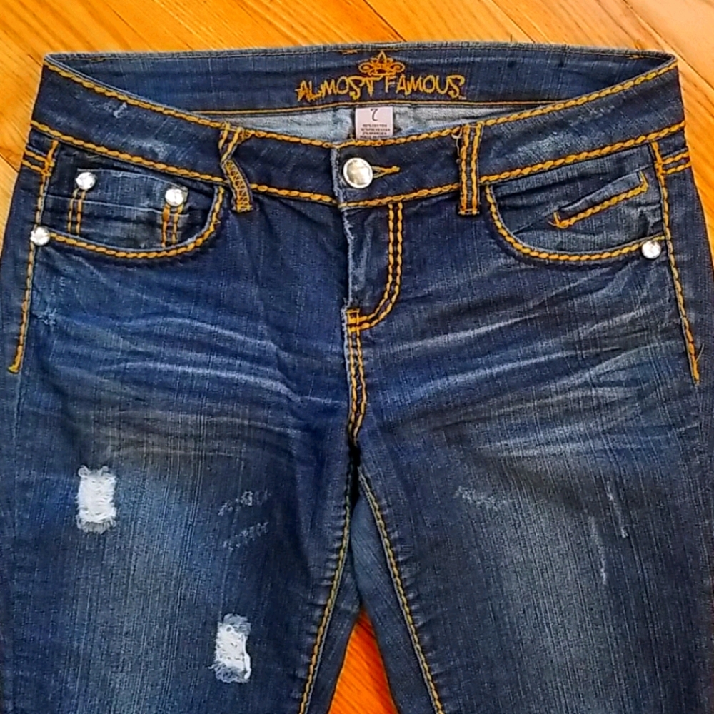 Womens Almost Famous blue jeans